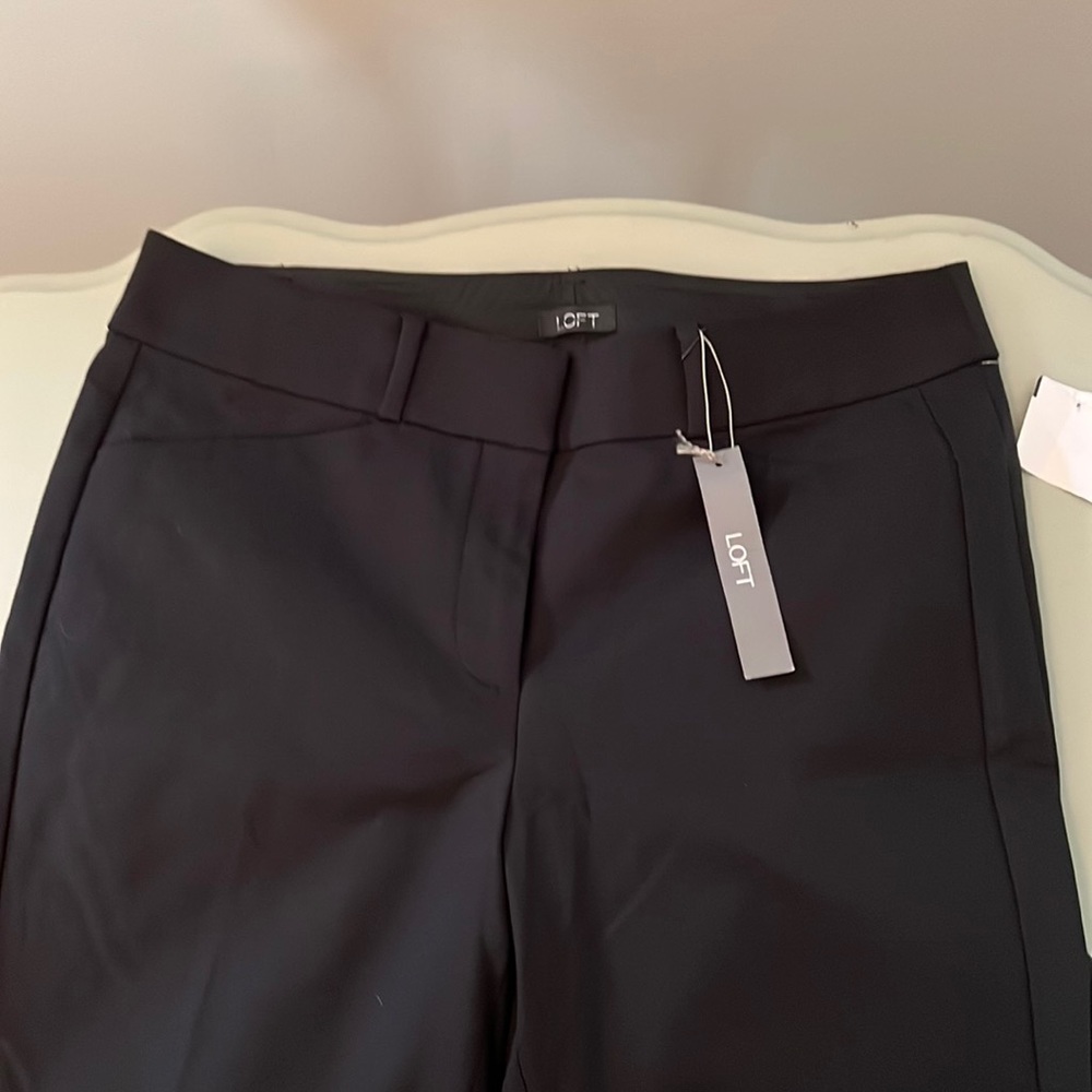 NWT! Loft Pants Black “Julie Fit” Tall Size 6